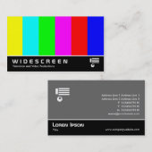 03 mit großem Bildschirm Visitenkarte (Vorne/Hinten)