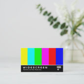 03 mit großem Bildschirm Visitenkarte (Stehend Vorderseite)