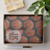 03 of 12 Basketball-Musterpapier Seidenpapier (Geschenk)