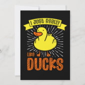 03.Rubber duck for a Duck Lovers Save The Date (Vorderseite)