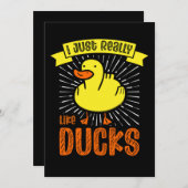 03.Rubber duck for a Duck Lovers Save The Date (Vorne/Hinten)