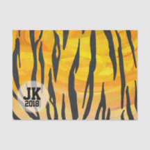 03 von 12 Tiger-Musterpapier