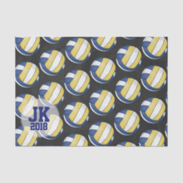 03 von 12 Volleyball-Musterpapier Seidenpapier