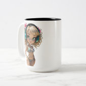 03A Dollz von: Svace - Serie 01 Zweifarbige Tasse (Vorderseite Links)