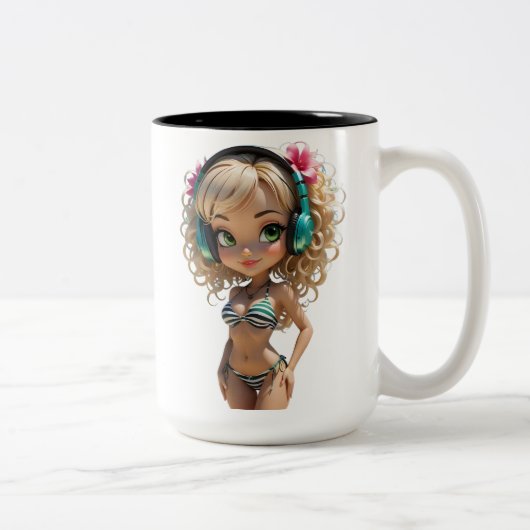 03A Dollz von: Svace - Serie 01 Zweifarbige Tasse (Rechts)