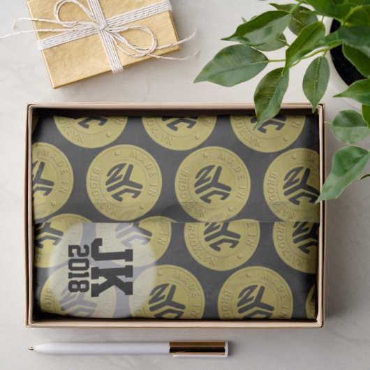 03of12 Classic Brooklyn New York Party Seidenpapier (Geschenk)