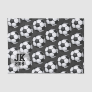 03of12 Fußball-Ball-Musterpapier Seidenpapier