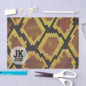 03of12 Schlange Musterteppichpapier Seidenpapier (Handwerk)