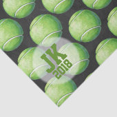 03of12 Tennisball-Musterteppichpapier Seidenpapier (Ausschnitt)