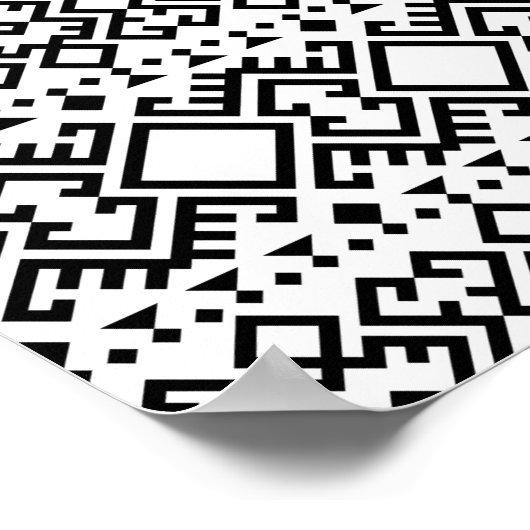 04012020-Tribal-ethnische Muster-01 Poster (Ecke)