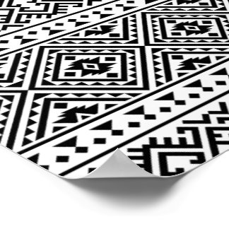 04012020-Tribal-ethnische Muster-08 Poster