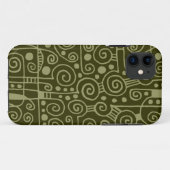 040512 - Chaki und Dark Olive Case-Mate iPhone Hülle (Rückseite (Horizontal))
