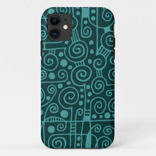 040512 - Ocean Green on Dark Green Case-Mate iPhone Hülle