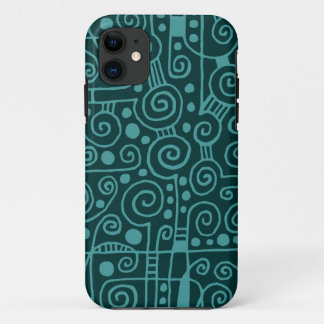 040512 - Ocean Green on Dark Green Case-Mate iPhone Hülle