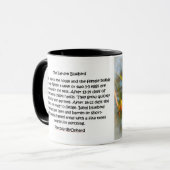 040 Drossel-Umwerbung 11 Unze-Klassiker-Tasse Tasse (Vorderseite Links)