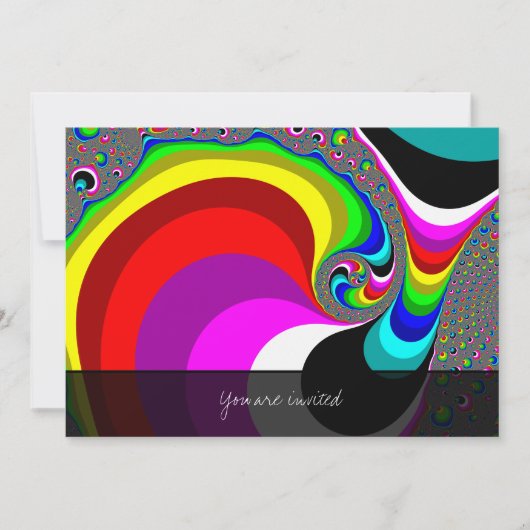 040 Obama - Fraktal Art Einladung (Vorderseite)