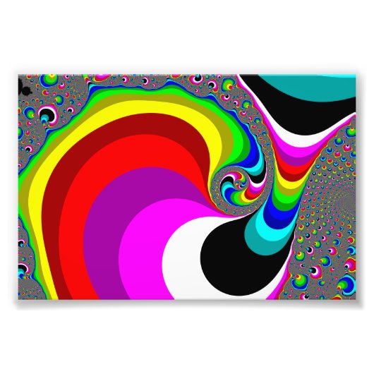 040 Obama - Fraktal Art Fotodruck (Vorne)