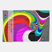 040 Obama - Fraktal Art Handtuch (Horizontal)
