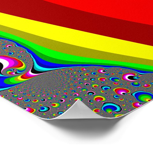 040 Obama - Fraktal Art Poster (Ecke)