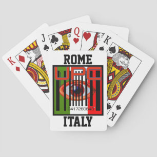 0417260643 UPC "Bar Code" Spielkarten Rom Italien