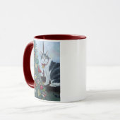 0417 Weihnachtskatze Tasse (Vorderseite Links)