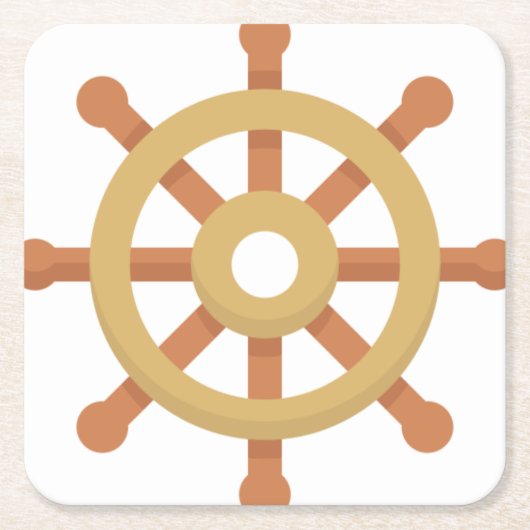 041-Ruder Rechteckiger Pappuntersetzer (Vorderseite)