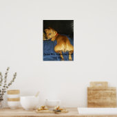 042, Macht das meinen Hintern groß aussehen? Poster (Küche)