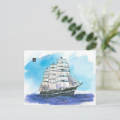 (042) Peking Tall Ship Postkarte (Stehend Vorderseite)