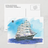 (042) Peking Tall Ship Postkarte (Vorne/Hinten)