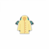 042-Regenmantel Aufkleber (Vorderseite)