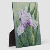 0440 Lila Iris Fotoplatte (Seite)