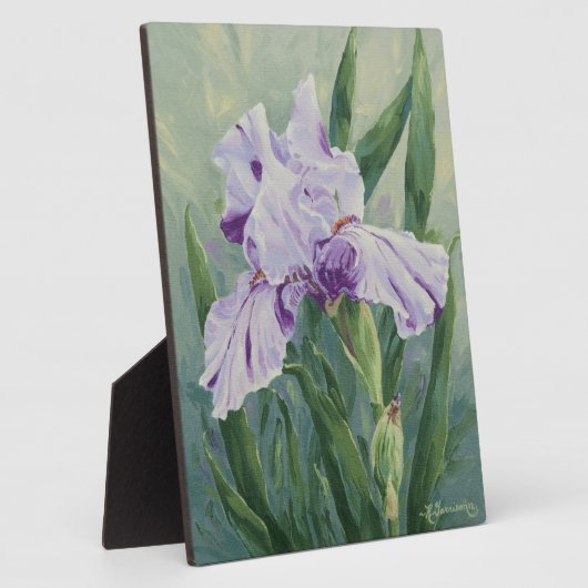 0440 Lila Iris Fotoplatte (Seite)