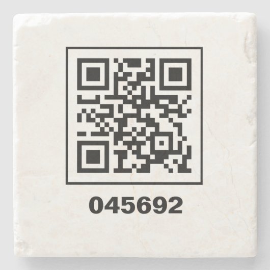 045692 Code für die geheime QR-Meldung Steinuntersetzer (Vorderseite)