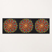 046 - Mandala Yoga Mat Yogamatte (Vorderseite (Horizontal))
