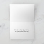 0470 Sparrow Birthday Card Karte (Innenseite)
