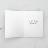 0470 Sparrow Birthday Card Karte (Innenseite)