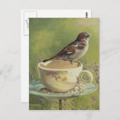 0470 Sparrow Postkarte (Vorne/Hinten)