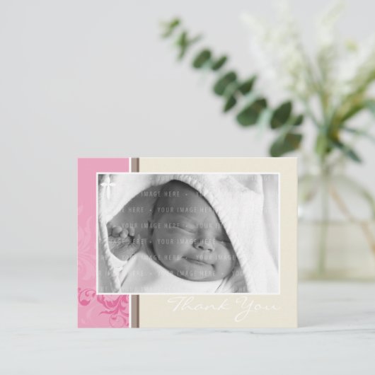 048 Sinead :: FLAT CARD :: Vielen Dank Einladung (Stehend Vorderseite)