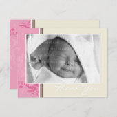 048 Sinead :: FLAT CARD :: Vielen Dank Einladung (Vorne/Hinten)