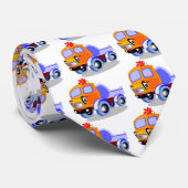 04_033 NIEDLICHER VERKEHR - FARBFARBIGER CARTOON T KRAWATTE (Gerollt)