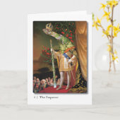 04 die Kaiser-Tarot-Gruß-Karte Karte (Gelbe Blume)