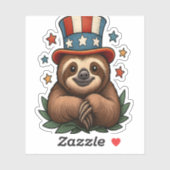 04. Juli Aufkleber (Blatt)