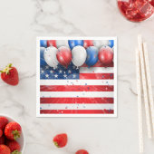 04. Juli Paper Napkins Serviette (Beispiel)