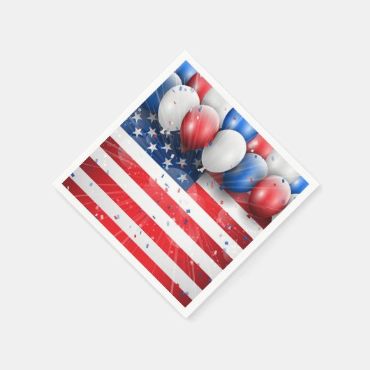 04. Juli Paper Napkins Serviette (Ecke)