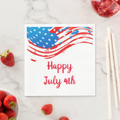 04. Juli Paper Napkins Serviette (Beispiel)