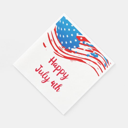 04. Juli Paper Napkins Serviette (Ecke)