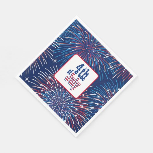 04. Juli Paper Napkins Serviette (Ecke)