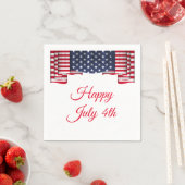 04. Juli Paper Napkins Serviette (Beispiel)