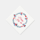04. Juli Paper Napkins Serviette (Ecke)