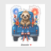 04. Juli - USA Aufkleber (Blatt)